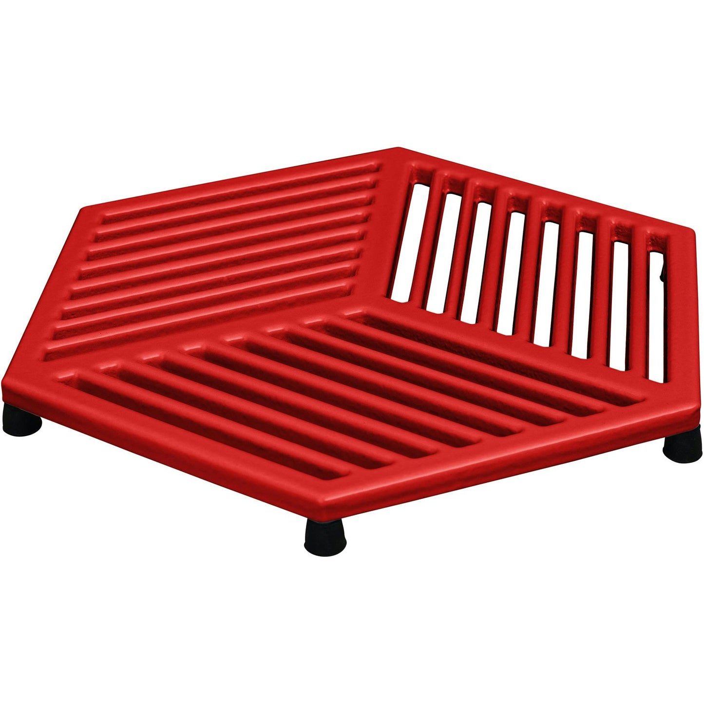 Denby Pomegranate Topfuntersetzer Gusseisen 21,5x24,5 Cm, Rot