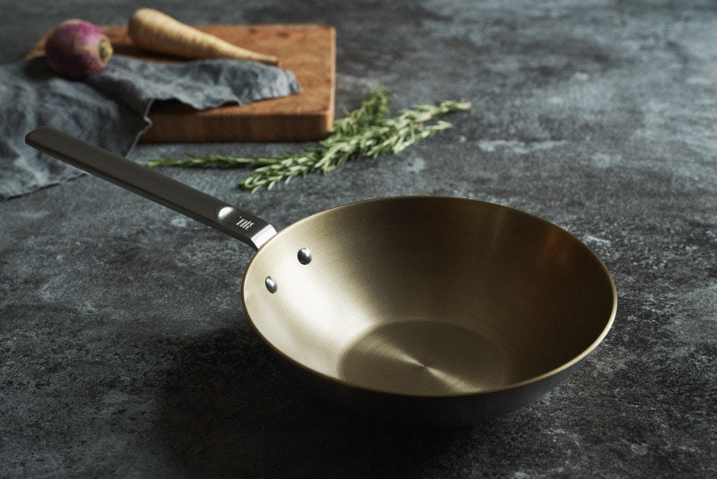 Fiskars Norden Wok Pan 28 Cm, Stainless Steel