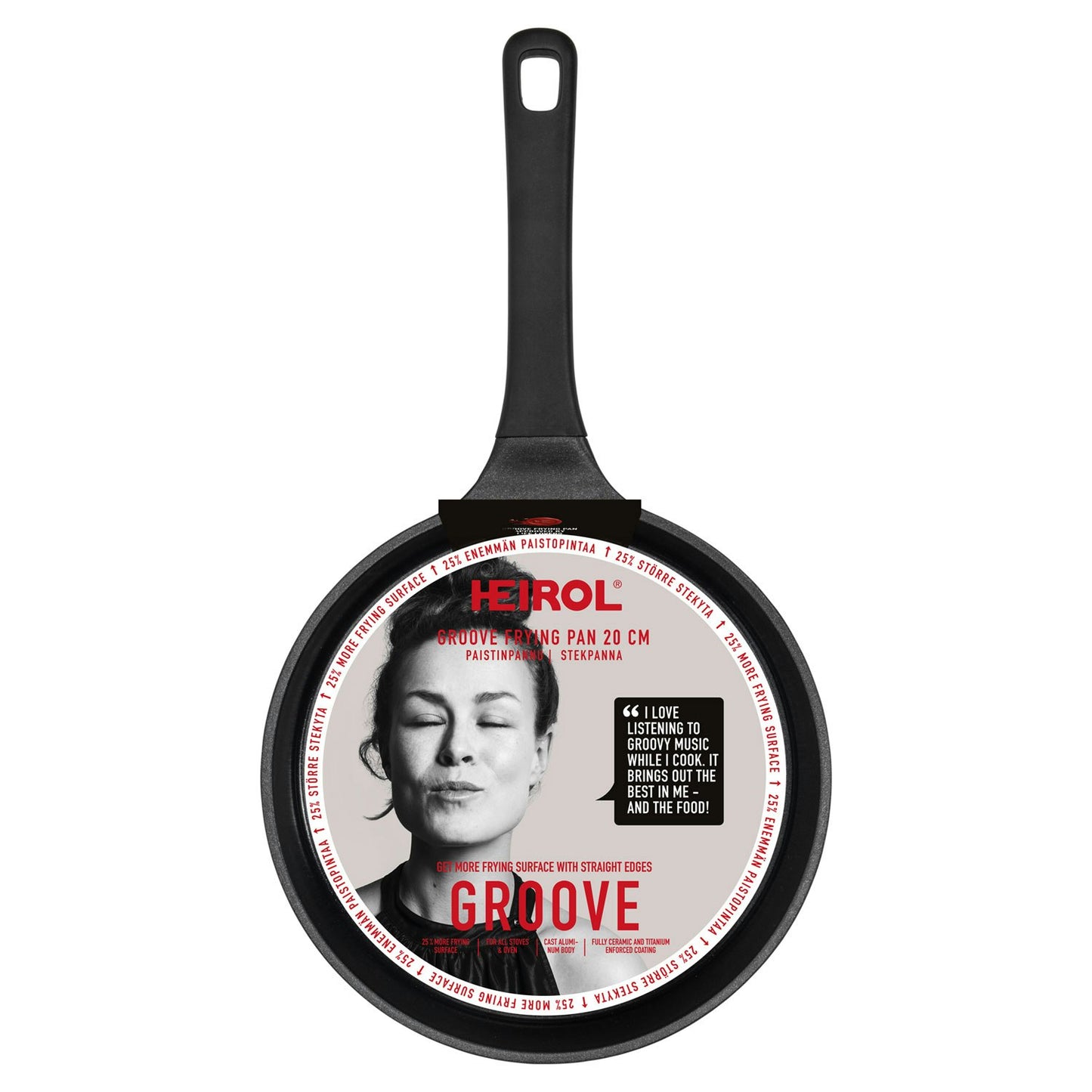 Heirol Groove Bratpfanne 20 Cm