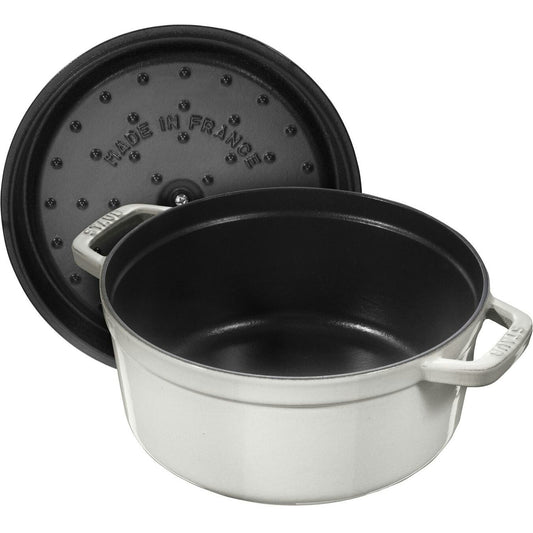 Staub Kokotte Rund, 28 Cm 3,8 L, Weiß