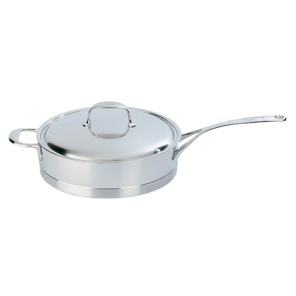 Demeyere Atlantis Sautierpfanne Mit Deckel, 24 Cm