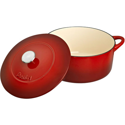 Denby Pomegranate Gusseisentopf Rund Ø26 Cm, Rot