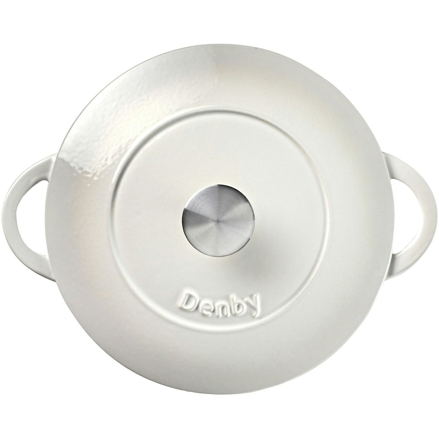 Denby Natural Canvas Gusseisentopf Rund Ø26 Cm, Weiß