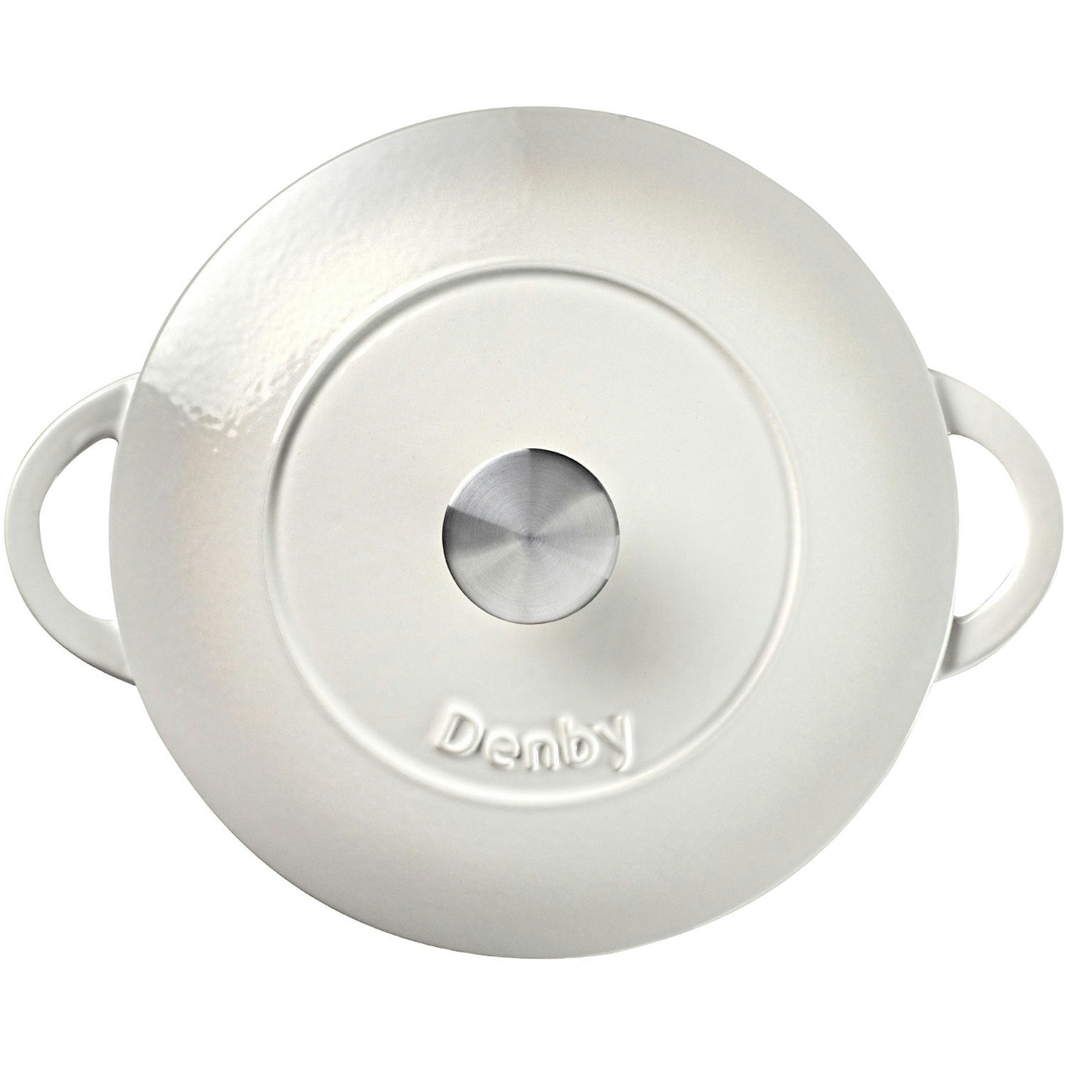 Denby Natural Canvas Gusseisentopf Rund Ø26 Cm, Weiß