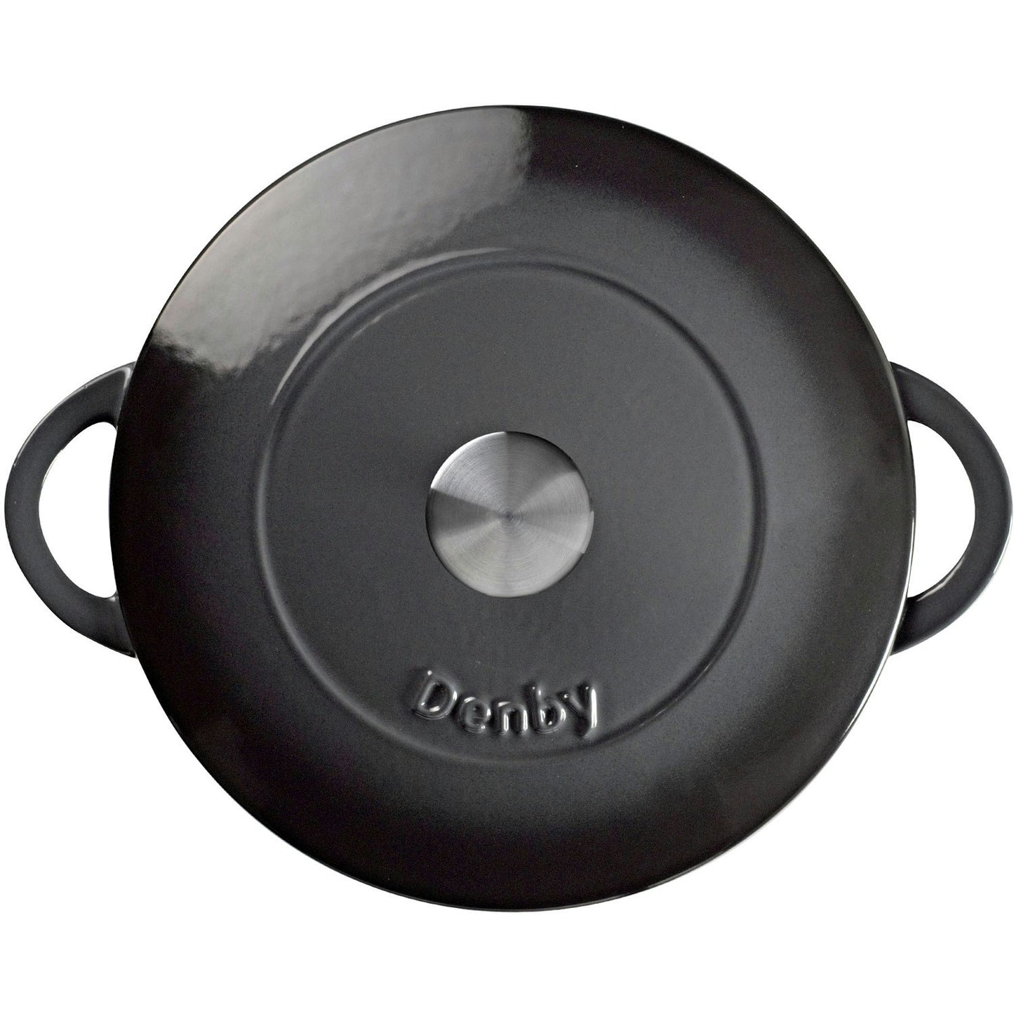 Denby Halo Gusseisentopf Rund Ø26 Cm, Grau