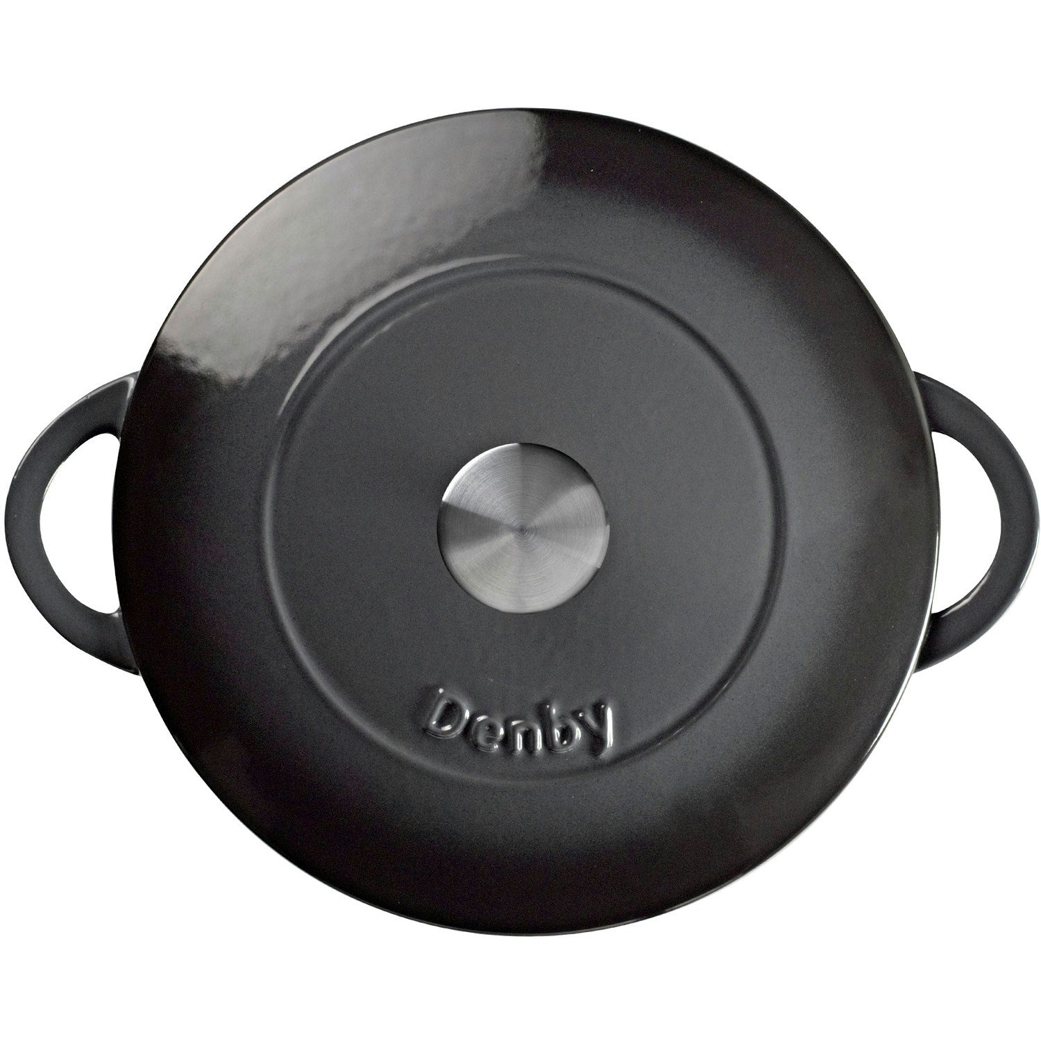 Denby Halo Gusseisentopf Rund Ø26 Cm, Grau