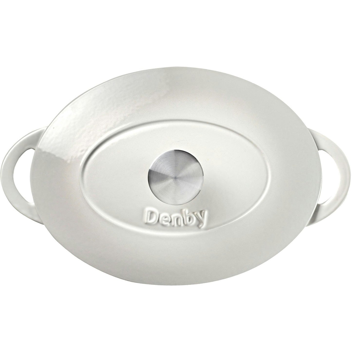 Denby Natural Canvas Gusseisentopf Oval Ø28 Cm, Weiß