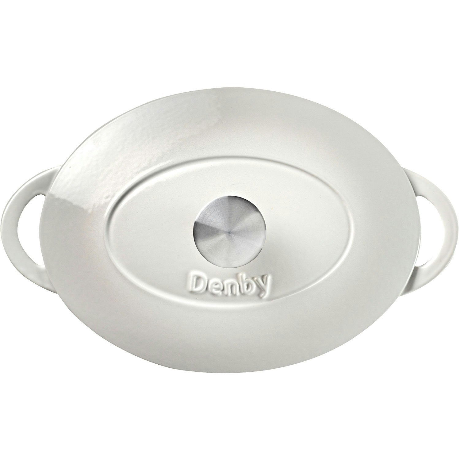 Denby Natural Canvas Gusseisentopf Oval Ø28 Cm, Weiß