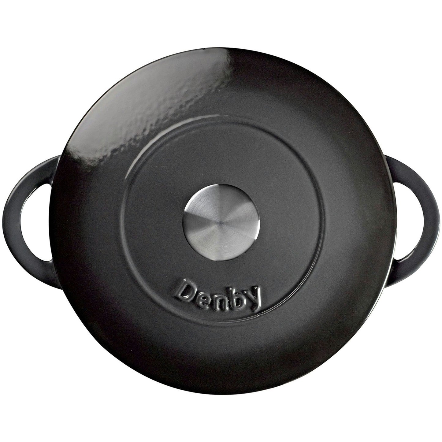 Denby Halo Gusseisentopf Rund Ø24 Cm, Grau