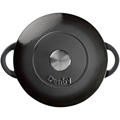 Denby Halo Gusseisentopf Rund Ø24 Cm, Grau