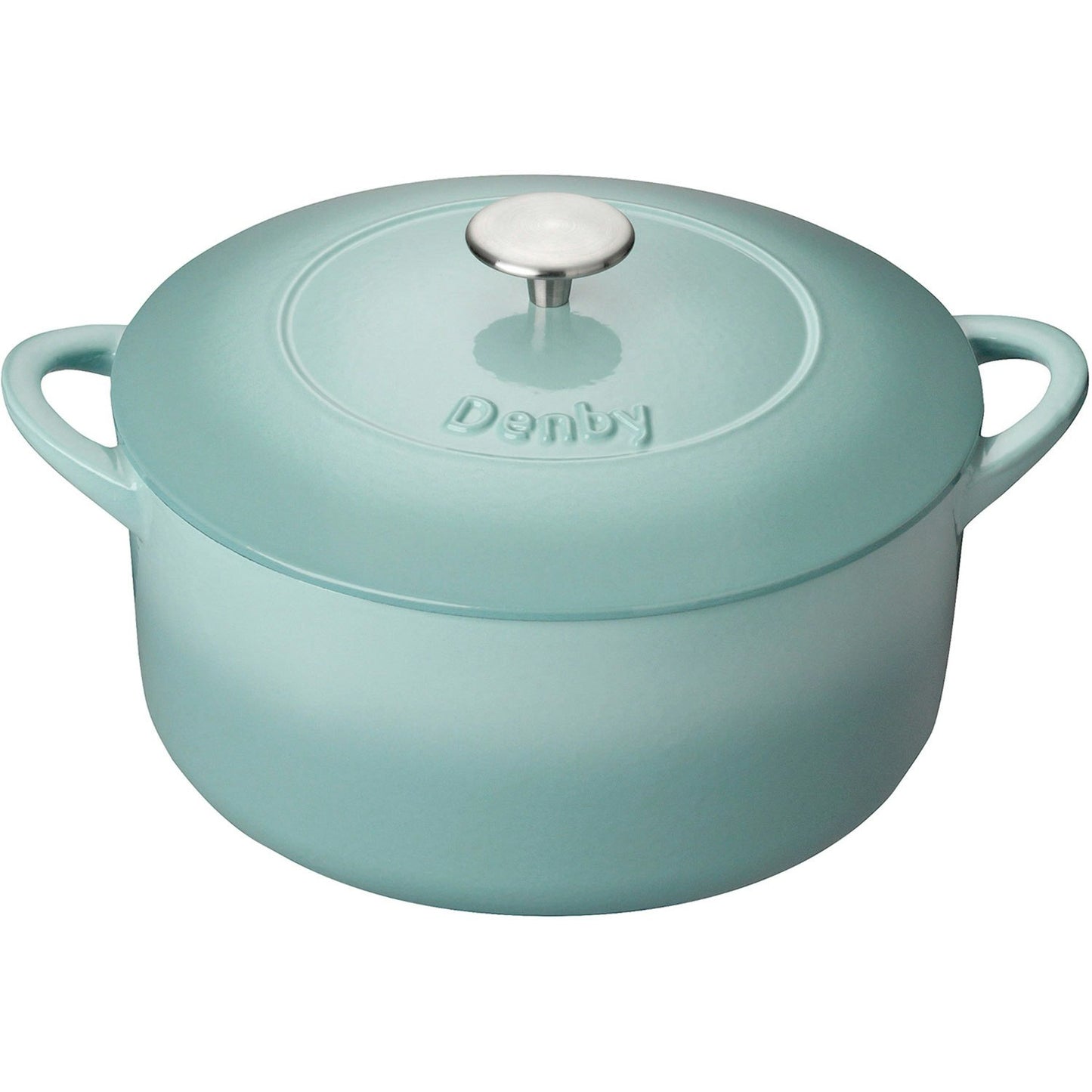 Denby Pavilion Gusseisentopf Rund Ø24 Cm, Hellblau