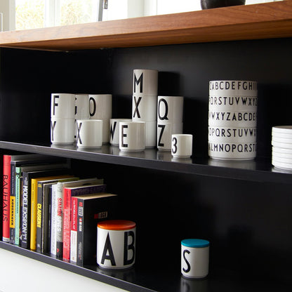  Design Letters Deckel Für Tasse, Schwarz