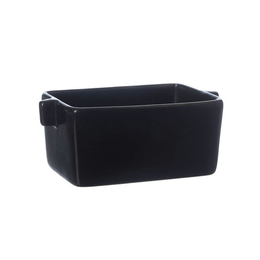 Ernst Ofenform Steingut Schwarz, 15 Cm