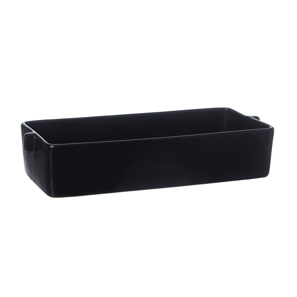 Ernst Ofenform Steingut Schwarz, 29 Cm