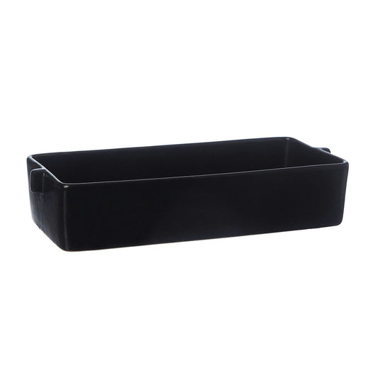 Ernst Ofenform Steingut Schwarz, 29 Cm