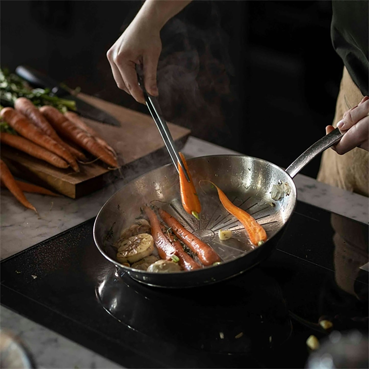 Fiskars All Steel Pure Bratpfanne, 28 Cm