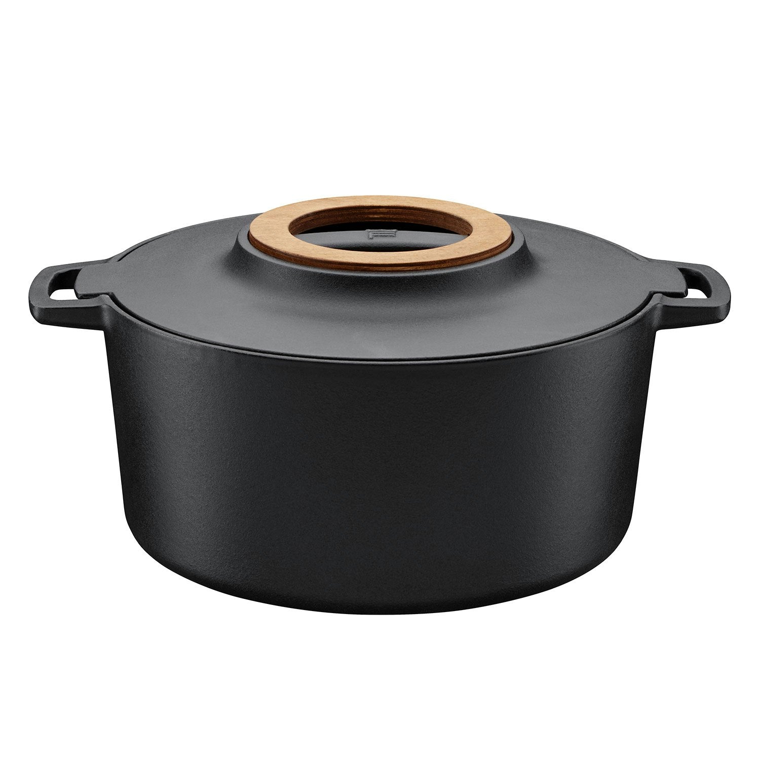 Fiskars Norden Topf 6L, Schwarz Gusseisen