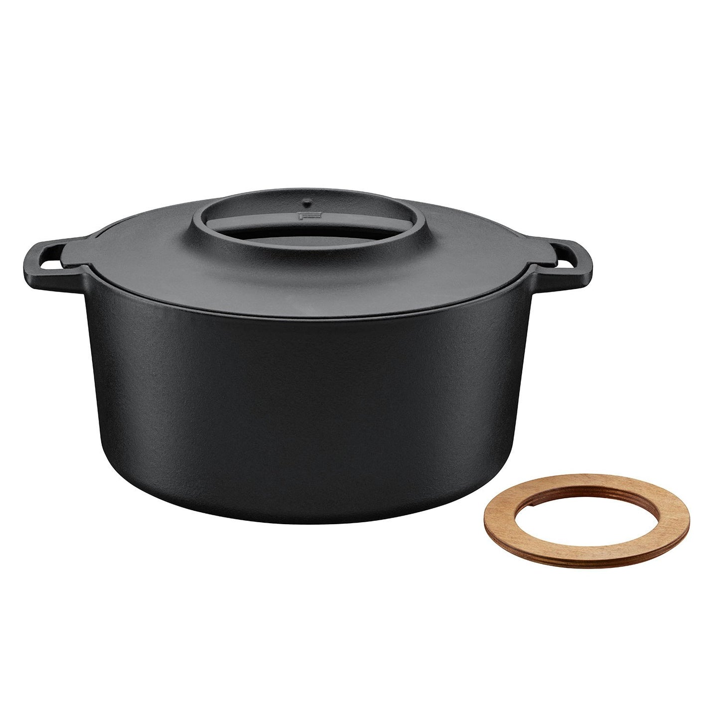 Fiskars Norden Topf 6L, Schwarz Gusseisen