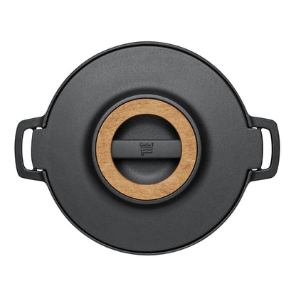 Fiskars Norden Topf 6L, Schwarz Gusseisen