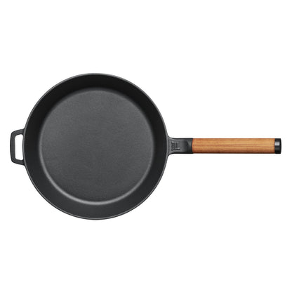 Fiskars Norden Grillpfanne Ø28cm, Schwarz Gusseisen