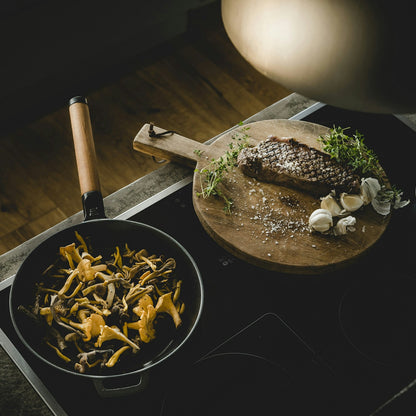 Fiskars Norden Grillpfanne Ø28cm, Schwarz Gusseisen