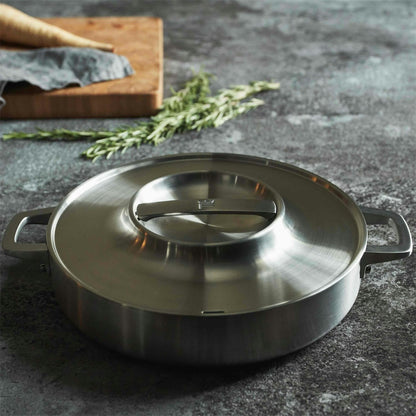 Fiskars Norden Schmortopf Edelstahl, 28 Cm