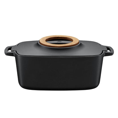 Fiskars Norden Topf 5L, Schwarz Gusseisen