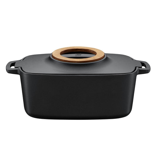 Fiskars Norden Topf 5L, Schwarz Gusseisen