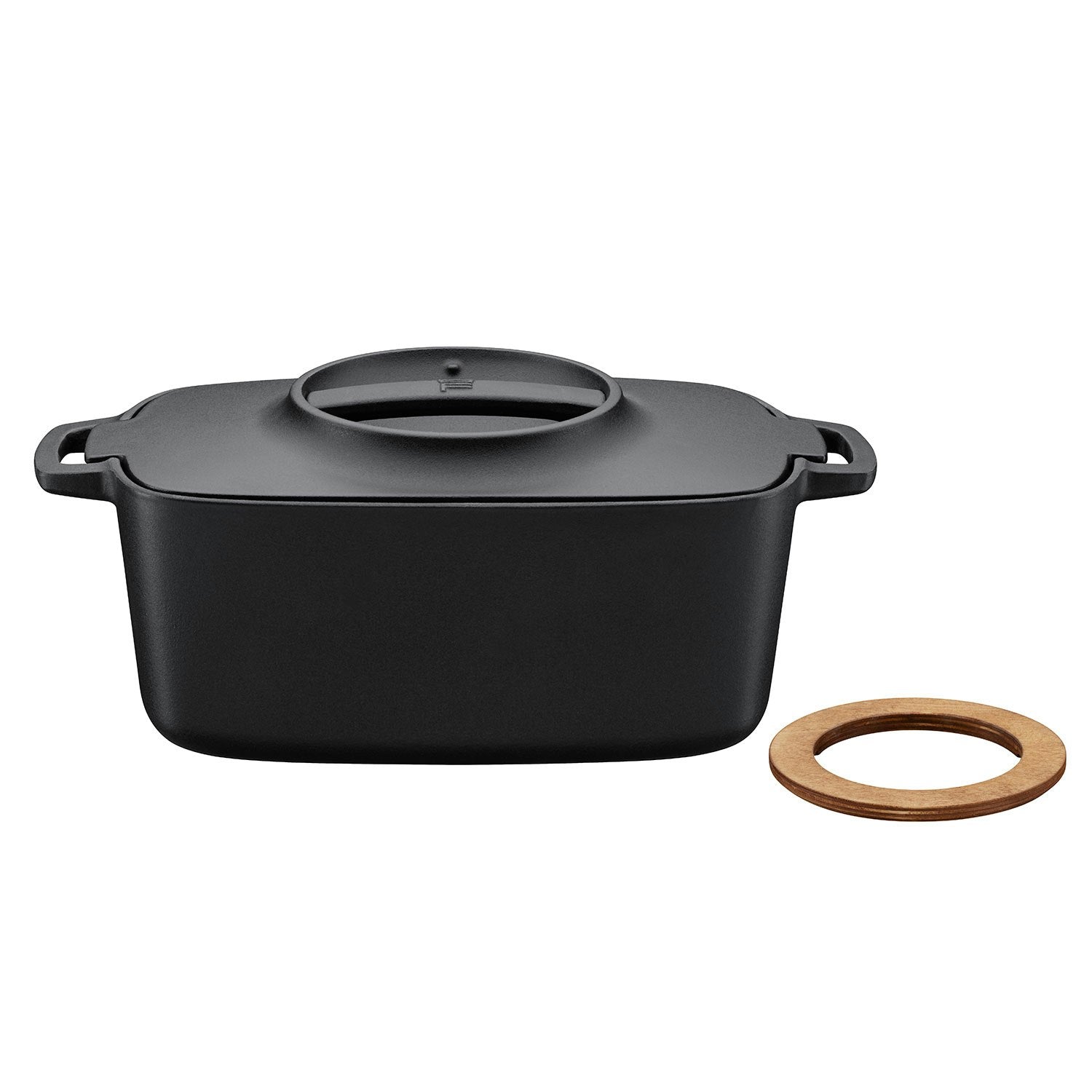 Fiskars Norden Topf 5L, Schwarz Gusseisen