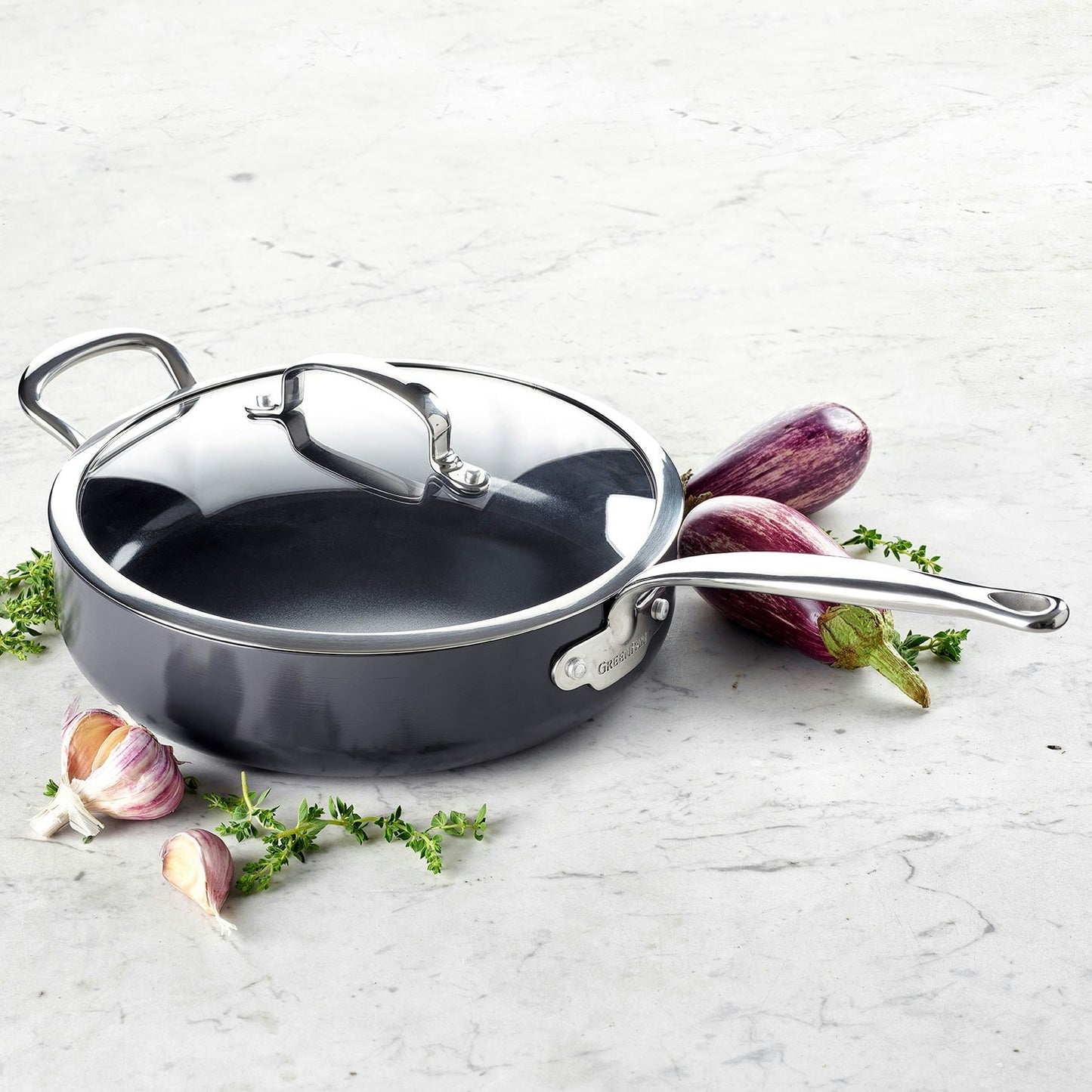 Greenpan Barcelona Sautierpfanne Mit Deckel 28cm