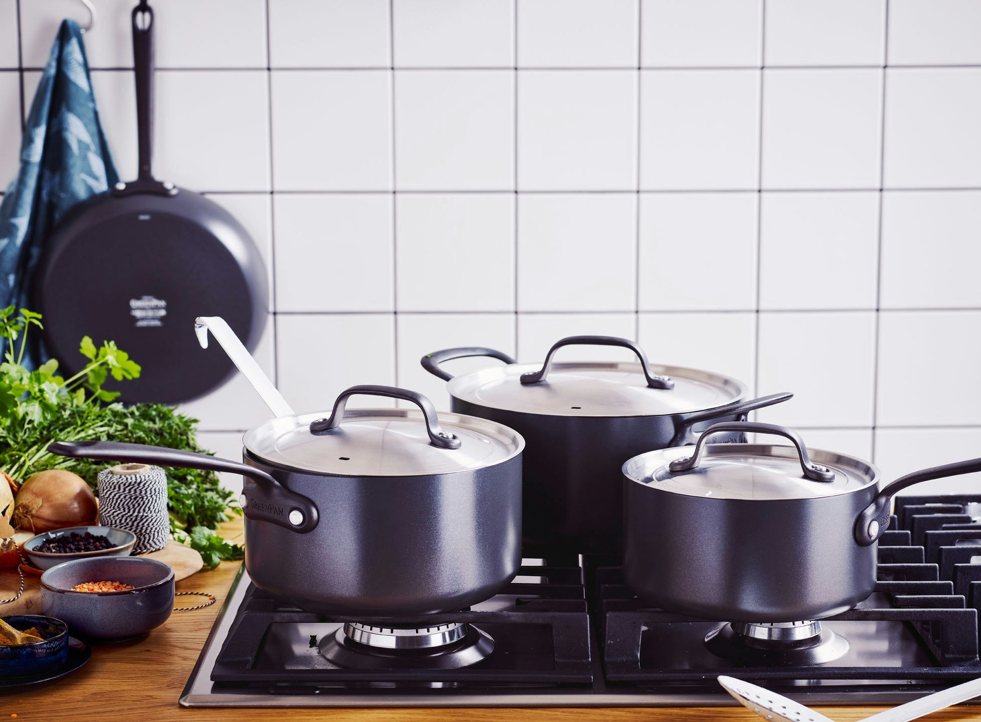 Greenpan Craft Kasserolle Mit Deckel 24 Cm / 4,9 L