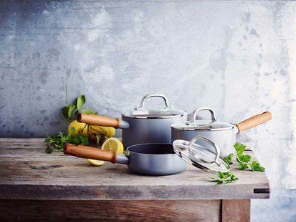 Greenpan Mayflower Kasserolle 18 Cm Dark Charcoal