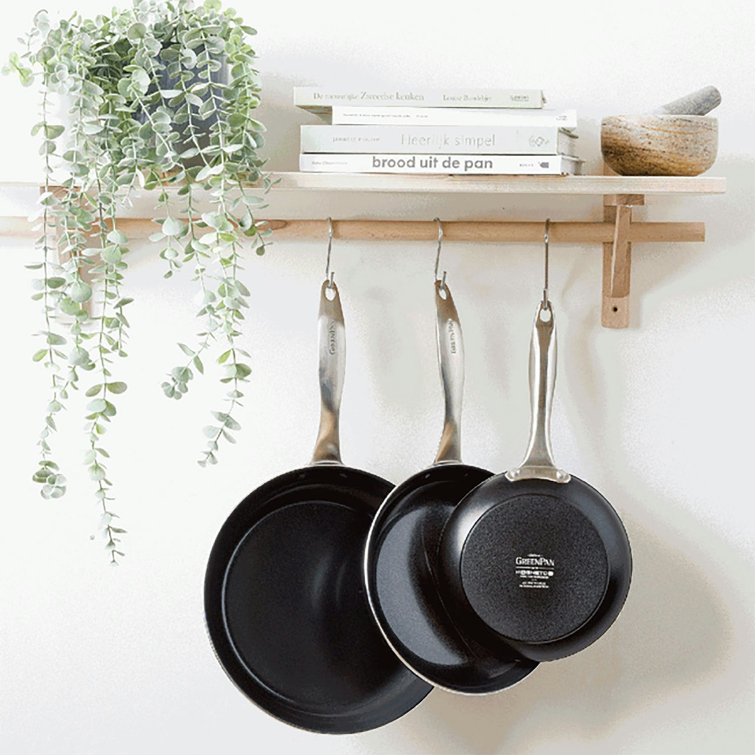 Greenpan Royal Bratpfanne Schwarz, 24 Cm