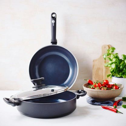 Greenpan Torino Sauteuse Mit Zwei Henkeln 28 Cm