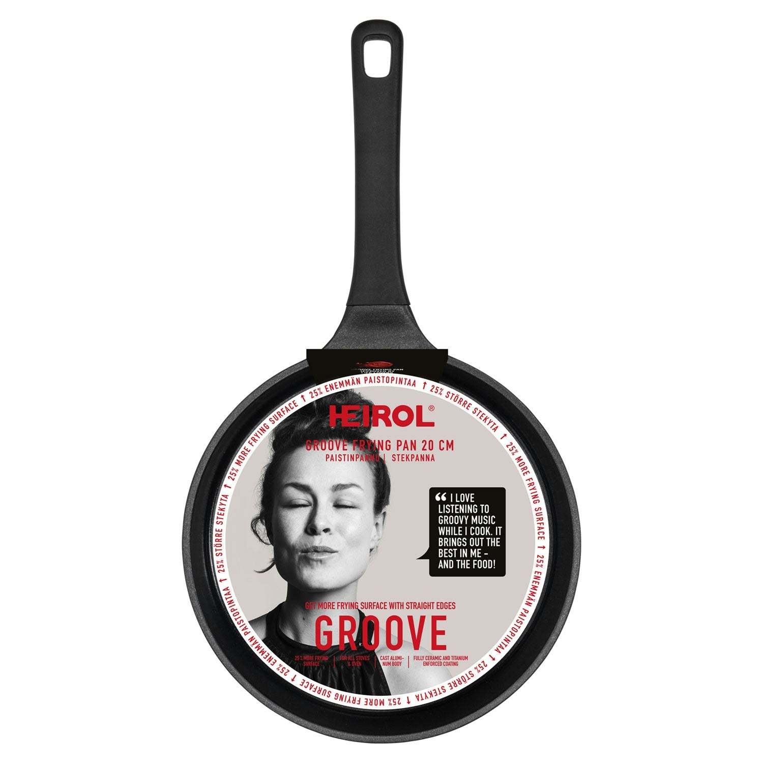 Heirol Groove Bratpfanne 20 Cm