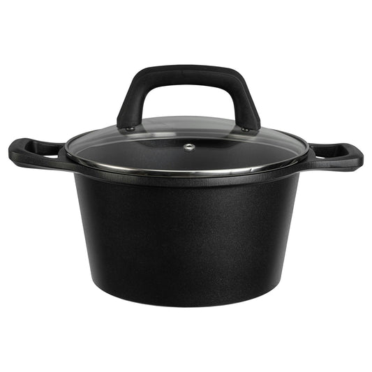 Heirol Groove Kasserolle Mit Glasdeckel 20 Cm