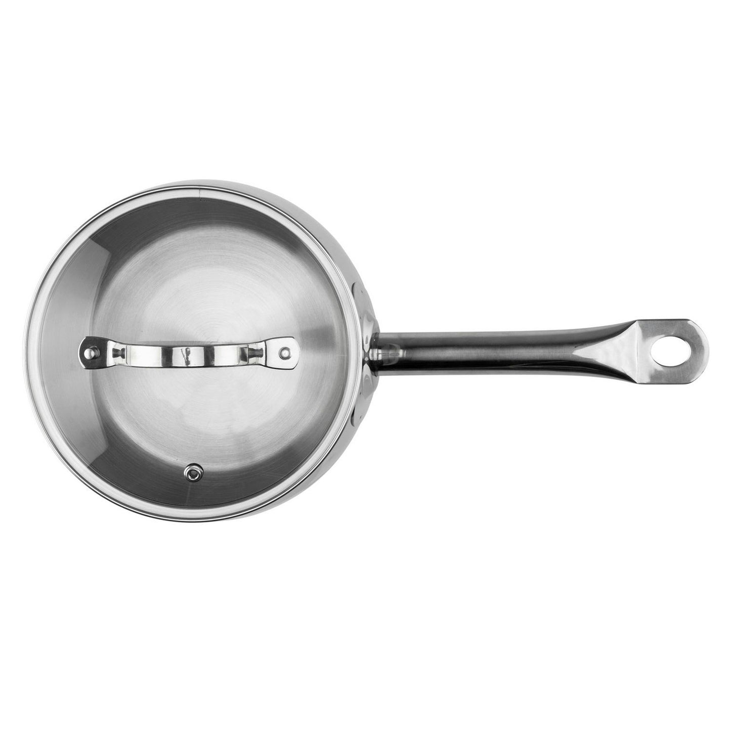 Heirol Pro Belly Kasserolle Stahl Mit Glasdeckel 2 L