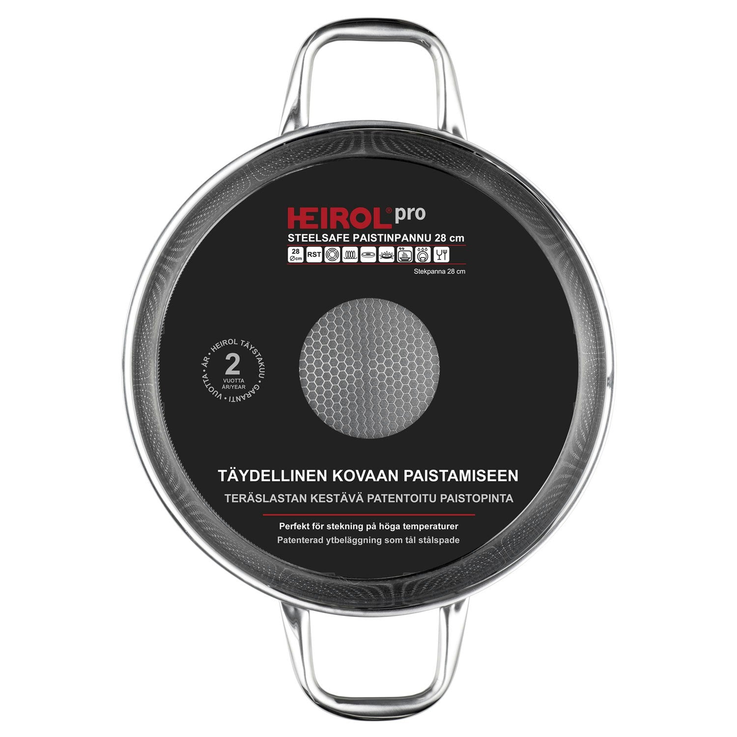 Heirol Steelsafe Bratpfanne Mit Henkel 28 Cm