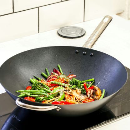 Kitchen Craft MasterClass Wok Pan, 35,5 Cm