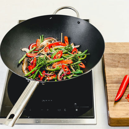 Kitchen Craft MasterClass Wok Pan, 35,5 Cm