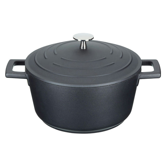 Kitchen Craft MasterClass Kasserolle Schwarz, 2,5 L