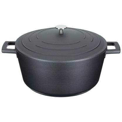 Kitchen Craft MasterClass Kasserolle Schwarz, 5 L