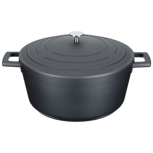 Kitchen Craft MasterClass Kasserolle Schwarz, 5 L