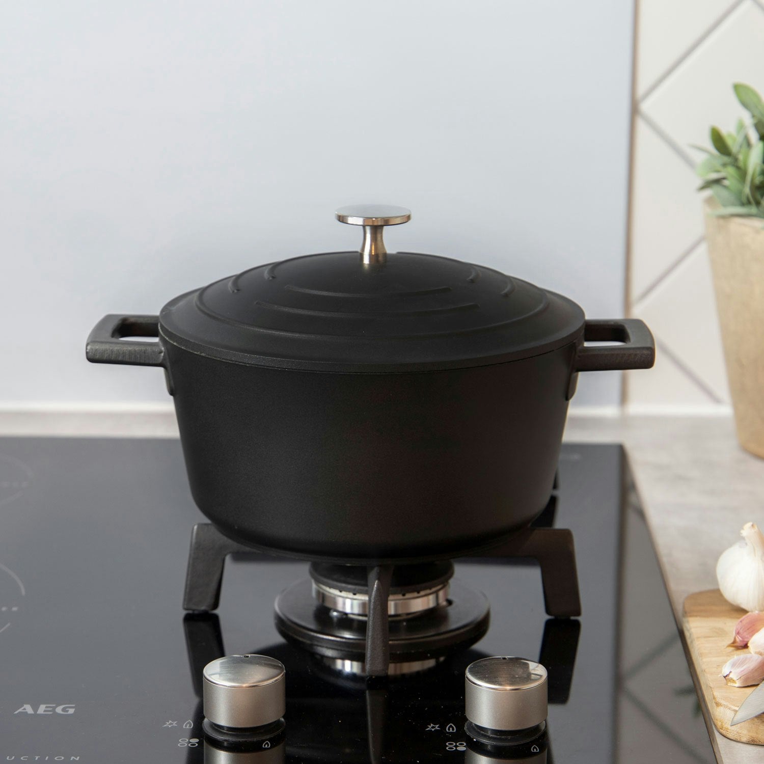 Kitchen Craft MasterClass Kasserolle Schwarz, 2,5 L