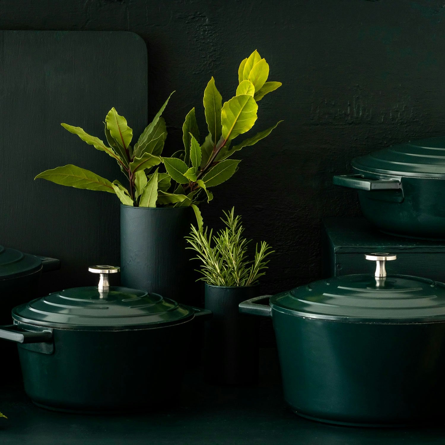 Kitchen Craft MasterClass Kasserolle Hunter Green, 4 L