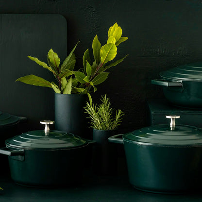 Kitchen Craft MasterClass Kasserolle Hunter Green, 4 L