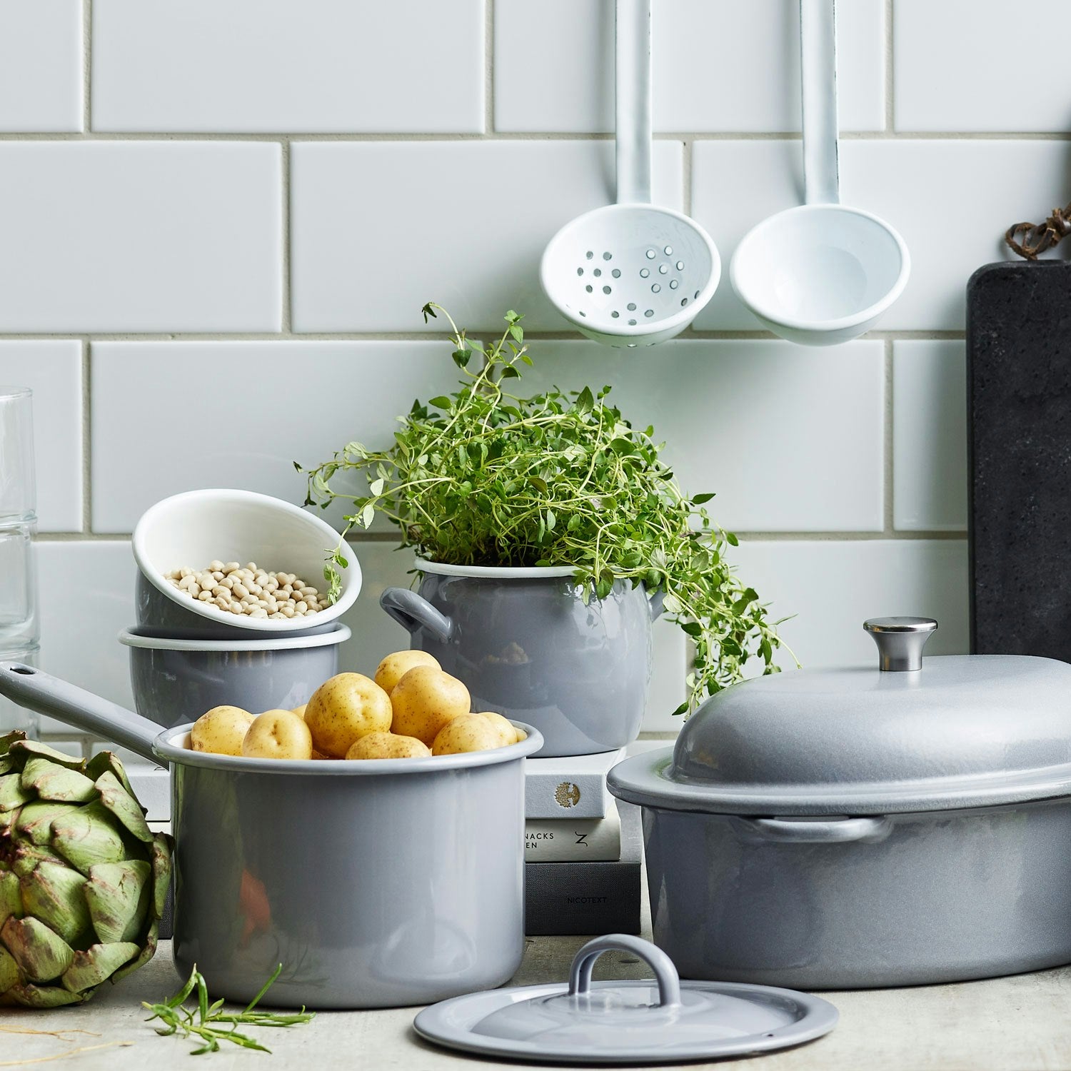 Kockums Jernverk Kasserolle 2,3 L, Grau