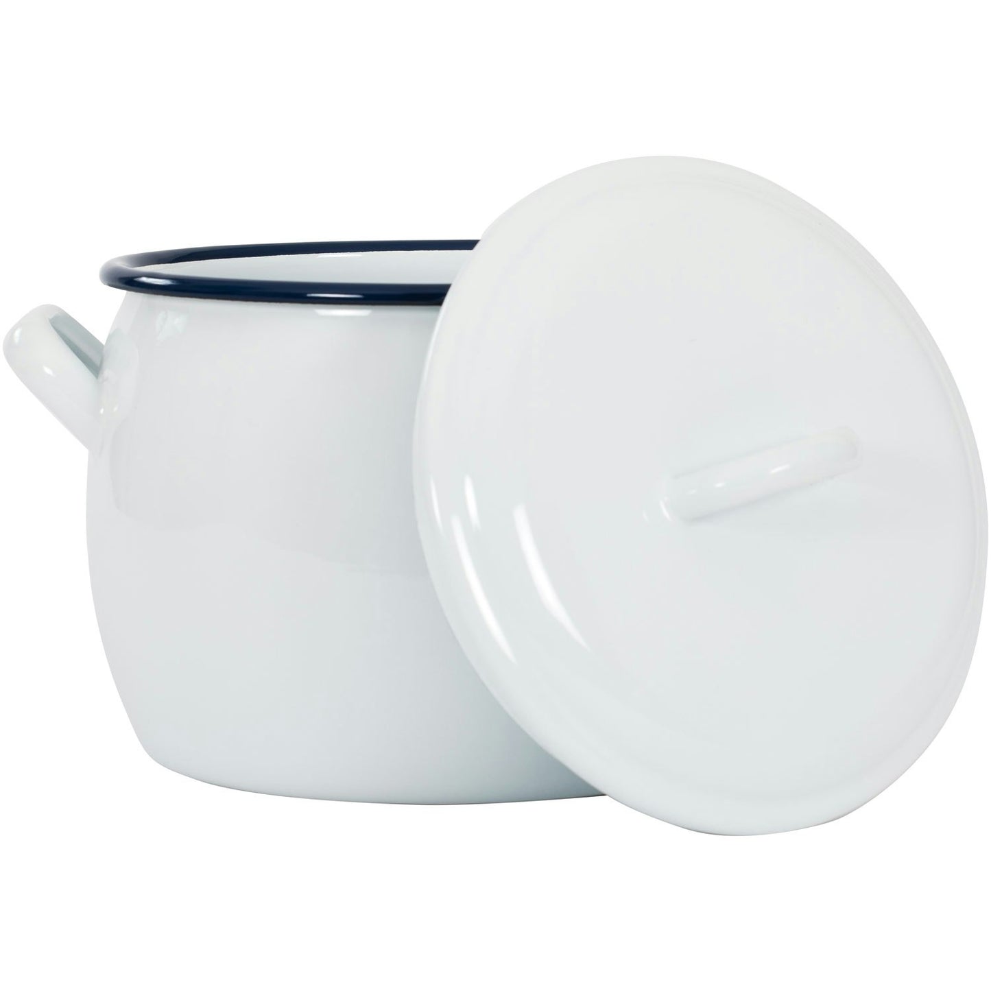 Kockums Jernverk Topf 4 L, Weiß