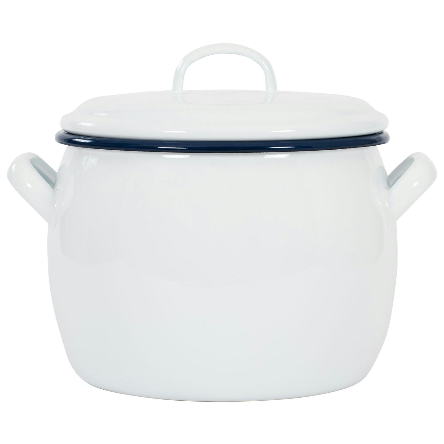 Kockums Jernverk Topf 4 L, Weiß