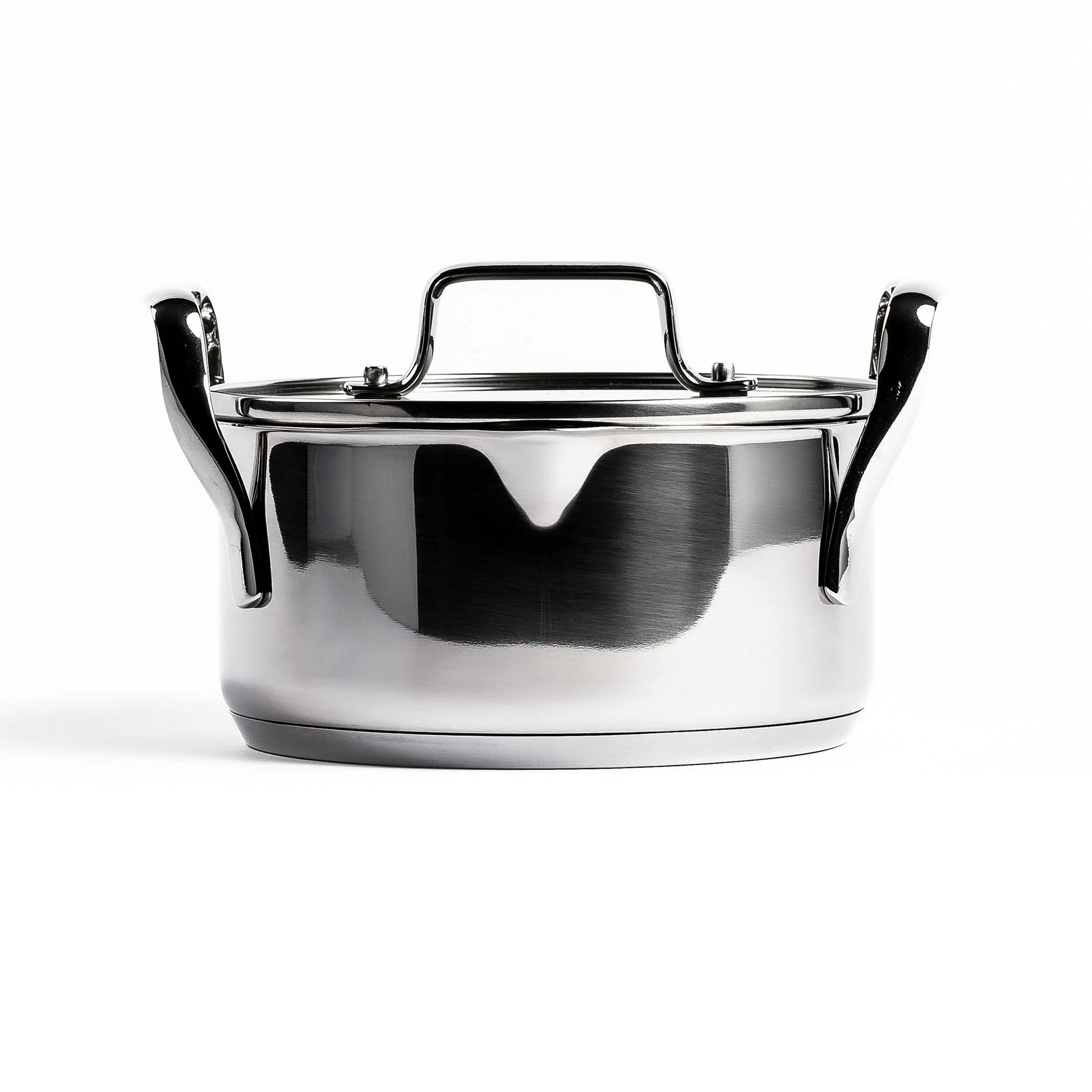  Topfset Stapelbar 3-er Set, Edelstahl